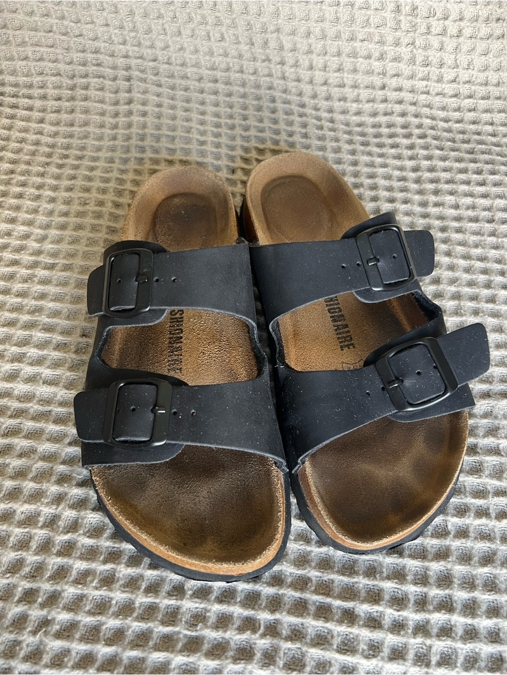Black Birkenstock Style Sandals